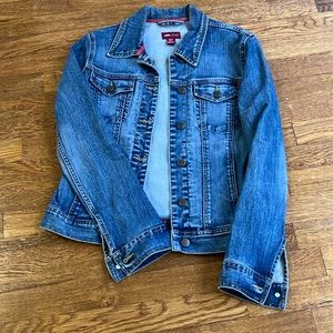 Medium wash denim jacket